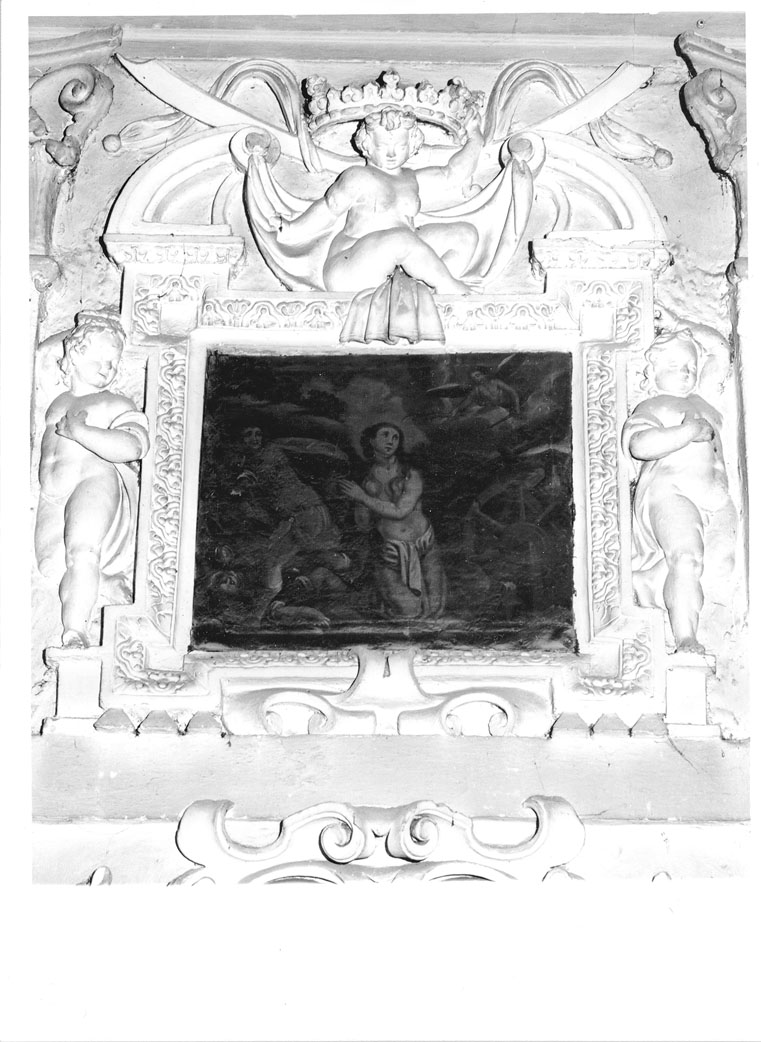 martirio di Santa Caterina (dipinto) di Braganti Giovanni (attribuito) (inizio sec. XVII)