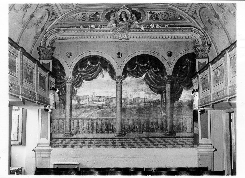 palco di teatro - ambito marchigiano (metà sec. XIX)