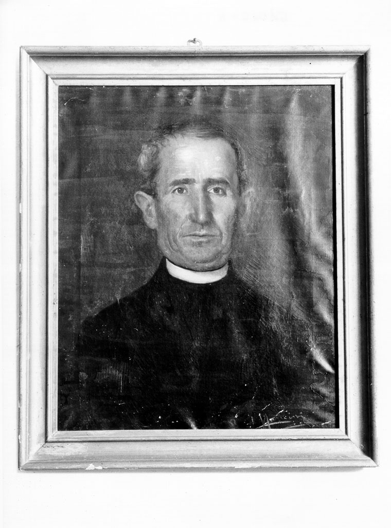 Don Gioachino Lanciarini, ritratto d'uomo (dipinto) di Mancini Enrico (fine/inizio secc. XIX/ XX)