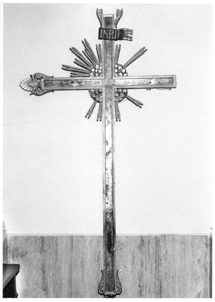croce processionale - produzione marchigiana (sec. XIX)