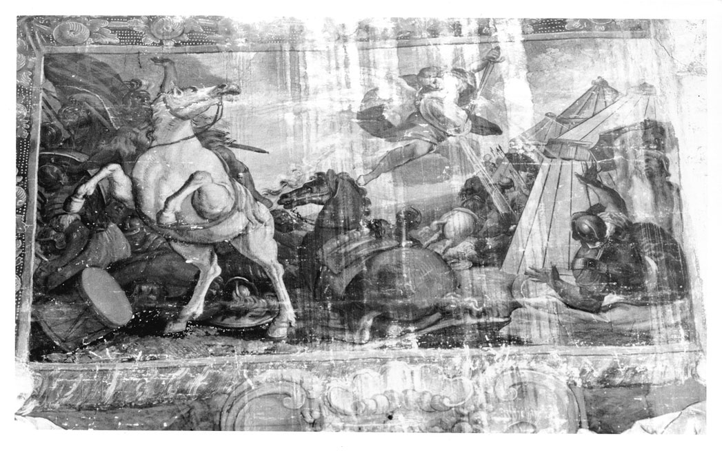 strage degli Assiri (dipinto) di Nardini Tommaso (sec. XVIII)