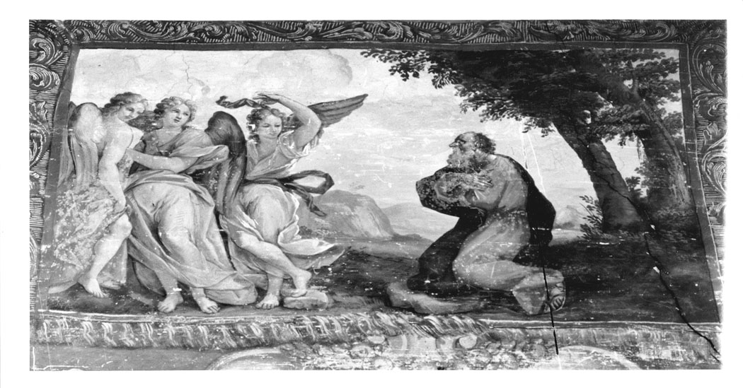 Abramo e i tre angeli (dipinto) di Nardini Tommaso (sec. XVIII)
