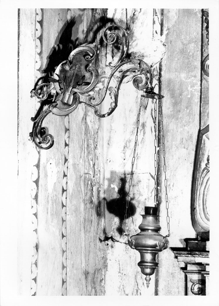 candeliere da parete, serie - bottega marchigiana (sec. XVII)