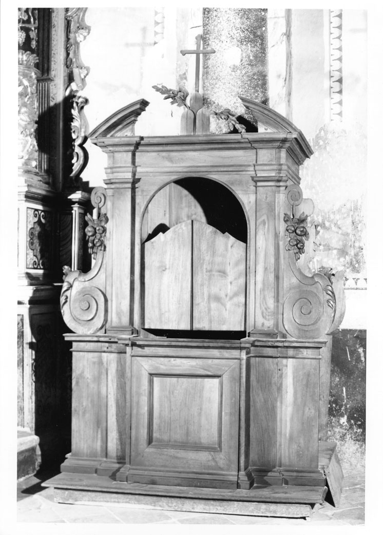 confessionale, serie - bottega marchigiana (sec. XVII)