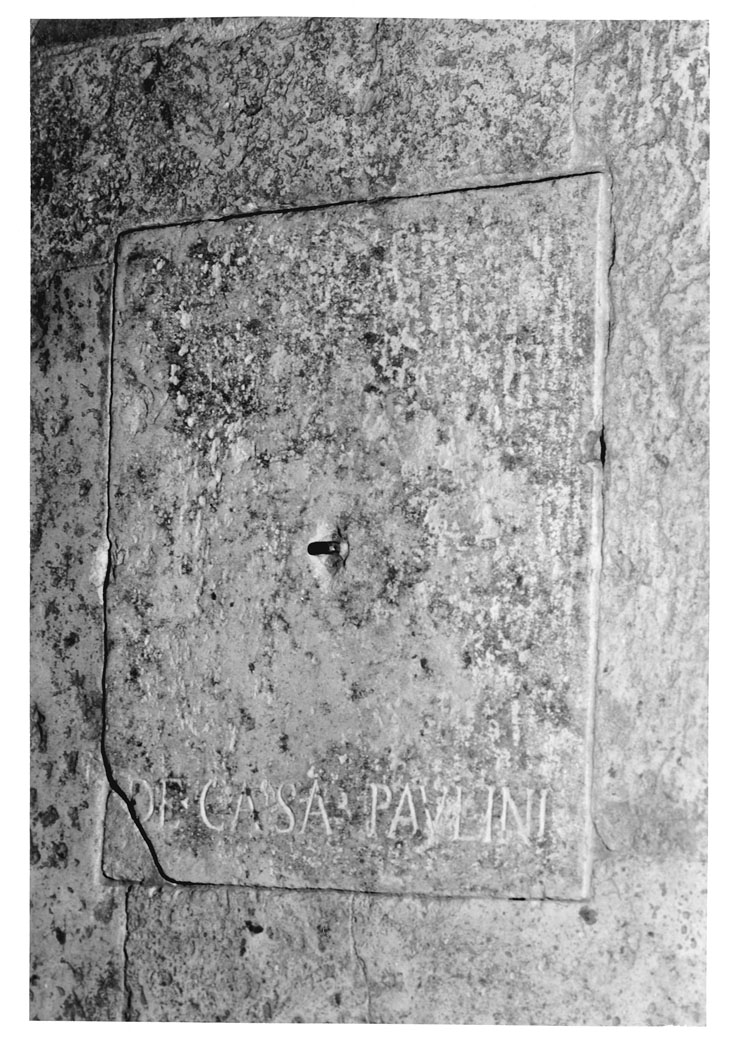 lapide - bottega marchigiana (sec. XVIII)