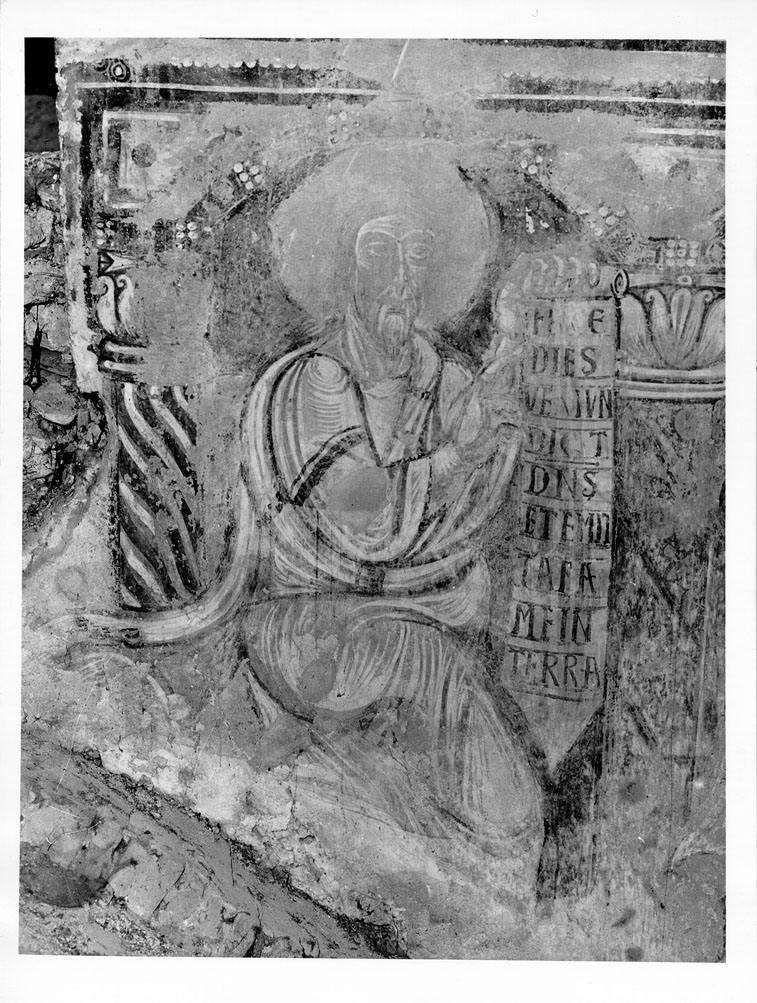 profeta (dipinto, frammento) - ambito italiano (secondo quarto sec. XIII)