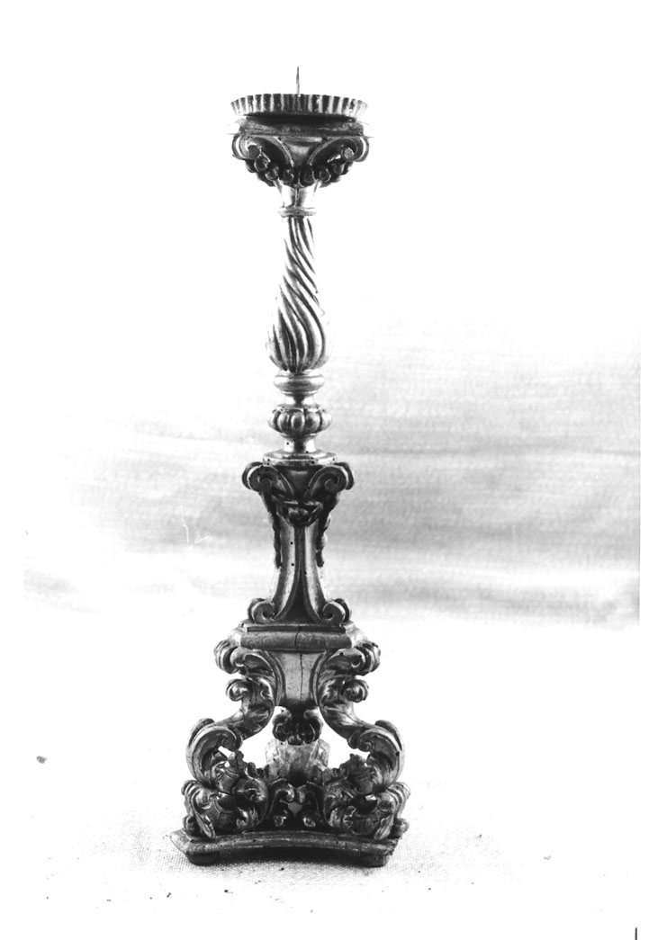 candeliere, serie - bottega marchigiana (sec. XVIII)