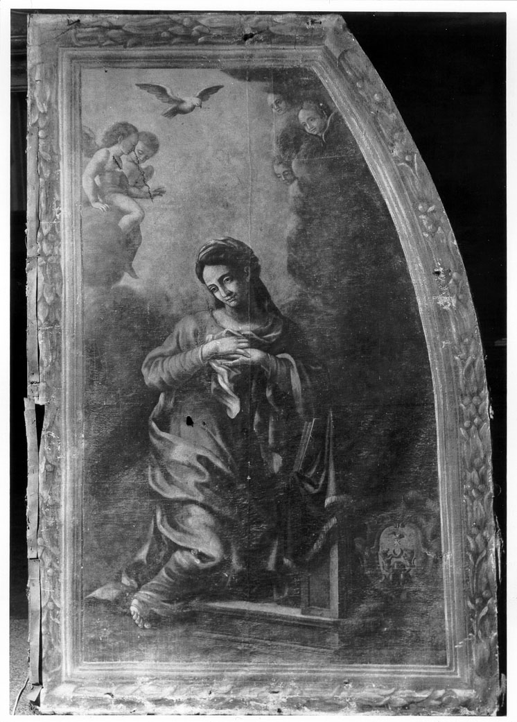 Madonna annunciata (Via Crucis) di Malpiedi Domenico (attribuito) (prima metà sec. XVII)