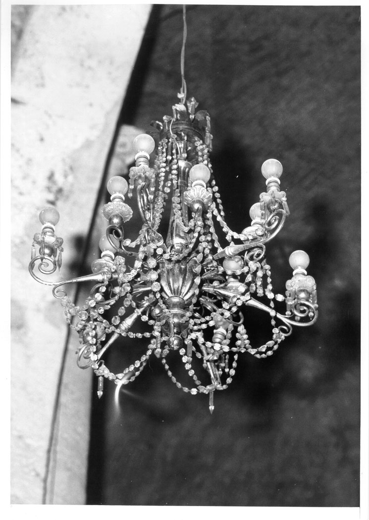 lampadario, serie - bottega marchigiana (sec. XIX)