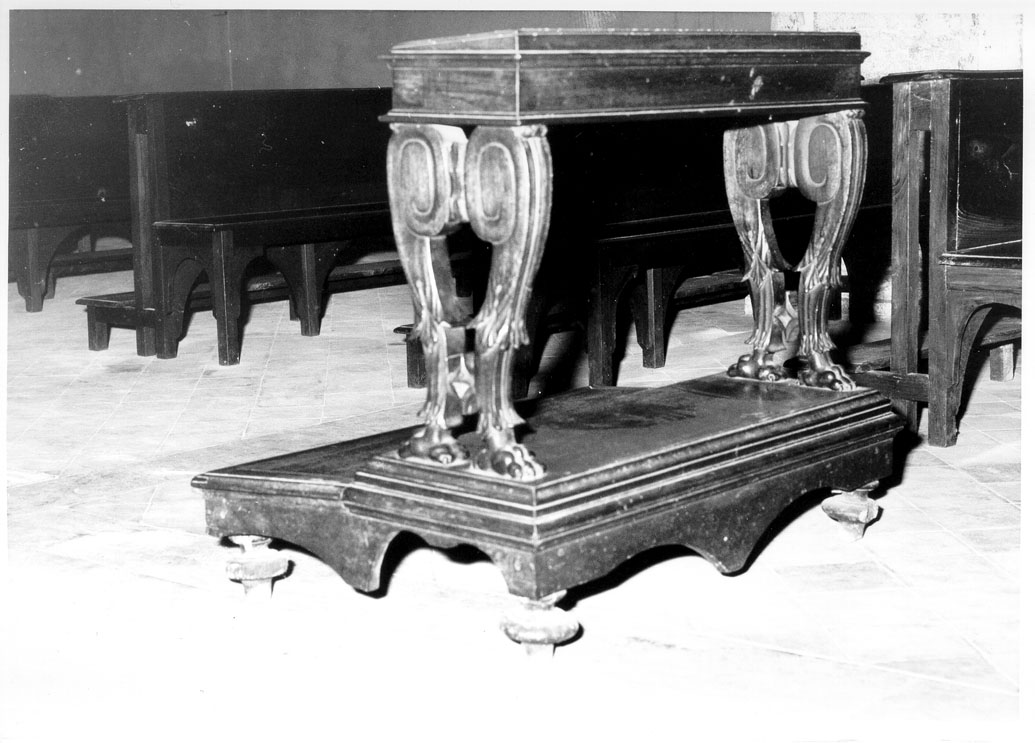 inginocchiatoio - bottega marchigiana (seconda metà sec. XVIII)