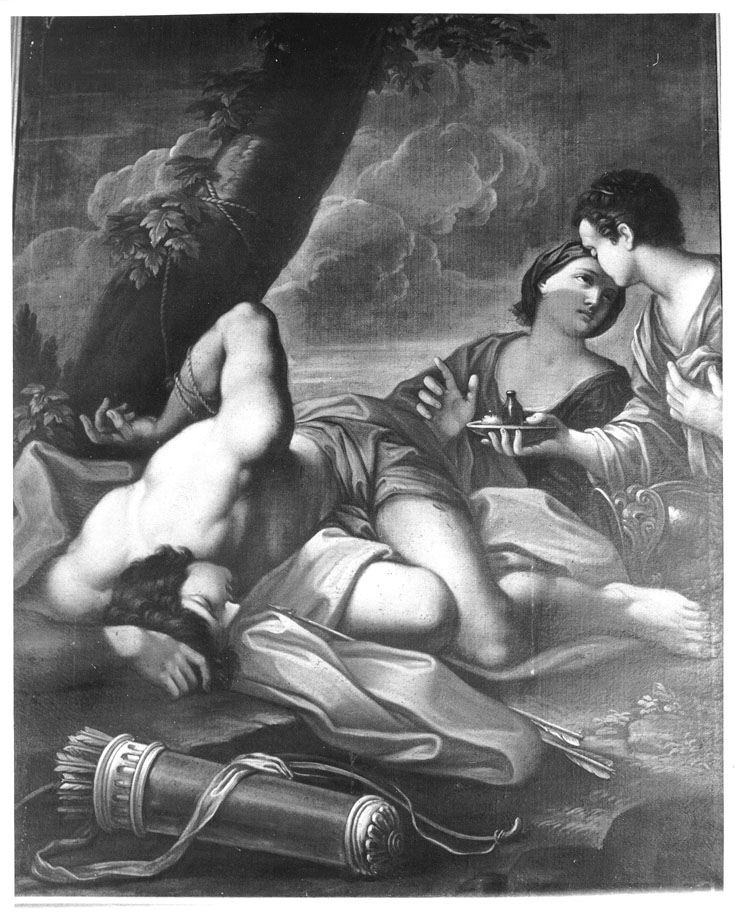 San Sebastiano curato da Irene (dipinto) - ambito marchigiano (prima metà sec. XVIII)