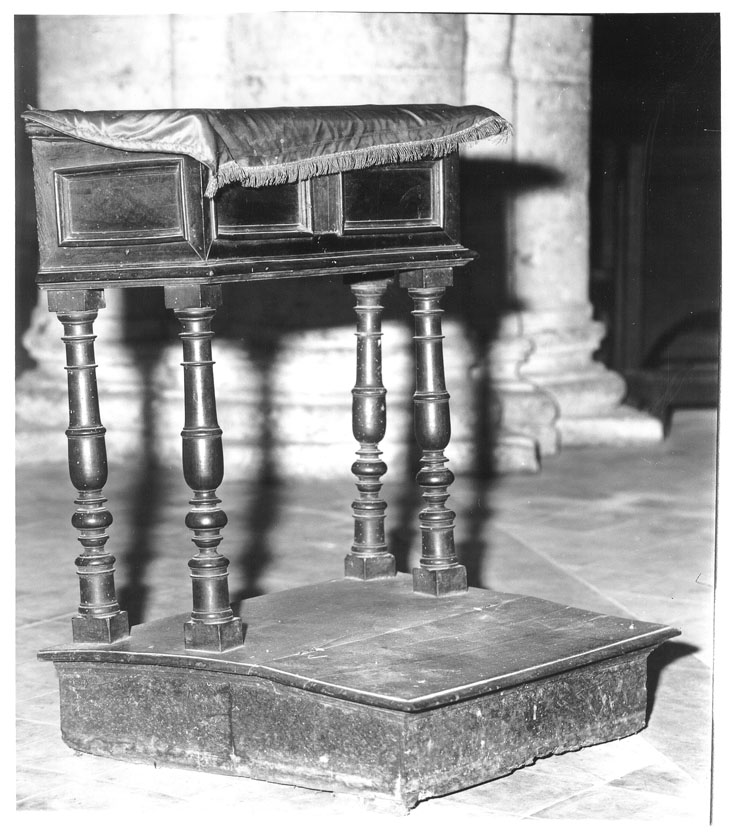 inginocchiatoio - bottega marchigiana (sec. XVIII)