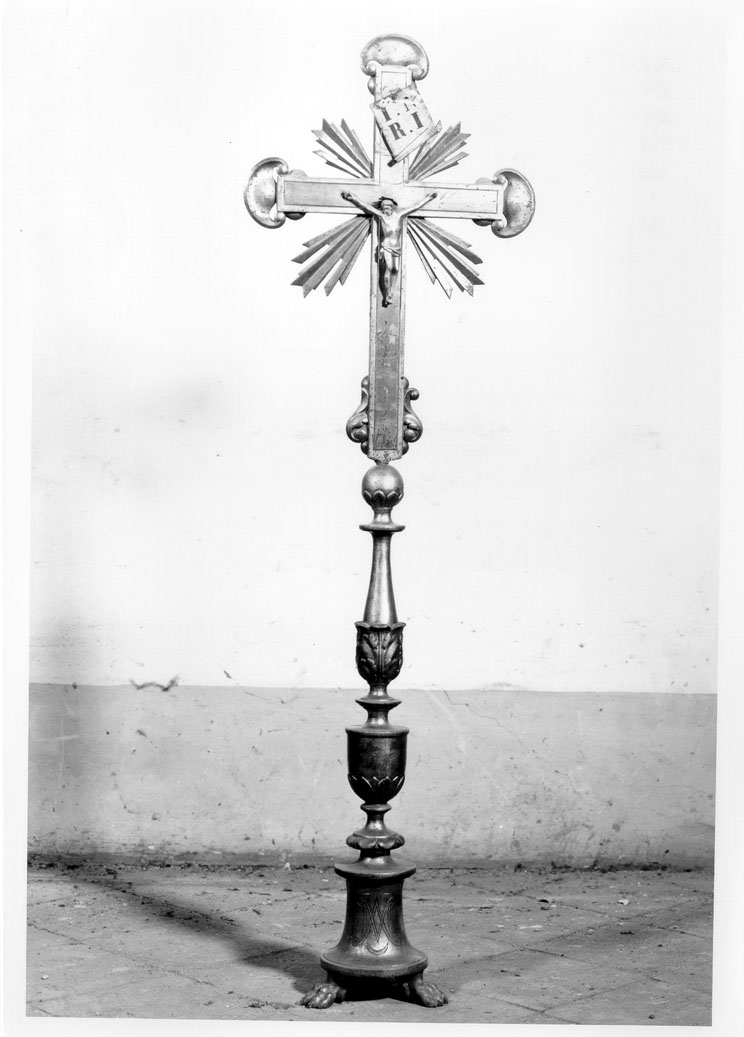 croce d'altare - bottega marchigiana (sec. XIX)