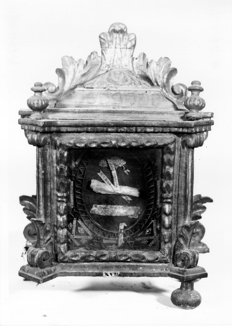 reliquiario - bottega marchigiana (sec. XVIII)