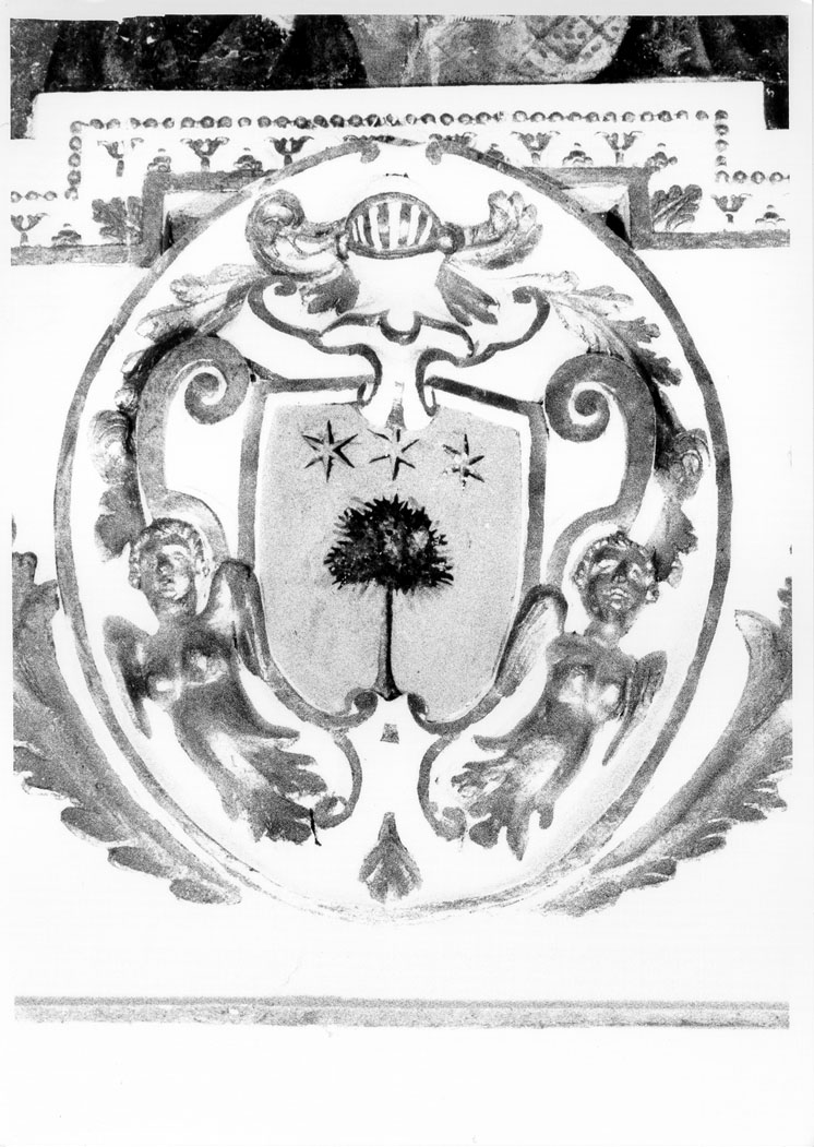 stemma gentilizio della famiglia Amorosi (rilievo) di Malpiedi Domenico (sec. XVII)