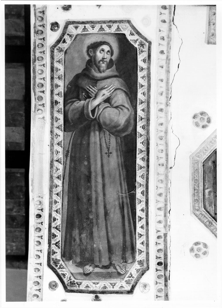 San Francesco d'Assisi e Sant'Antonio da Padova (dipinto, ciclo) di Malpiedi Domenico (attribuito) (prima metà sec. XVII)