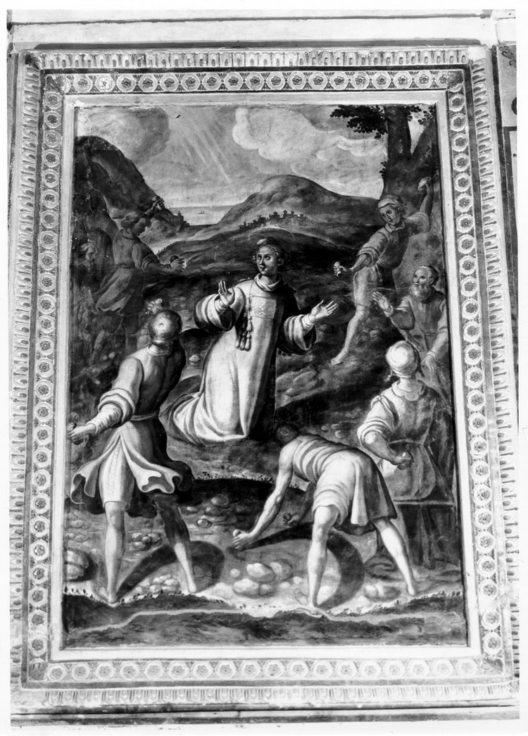 martirio di Santo Stefano (dipinto) di Malpiedi Domenico (attribuito) (prima metà sec. XVII)