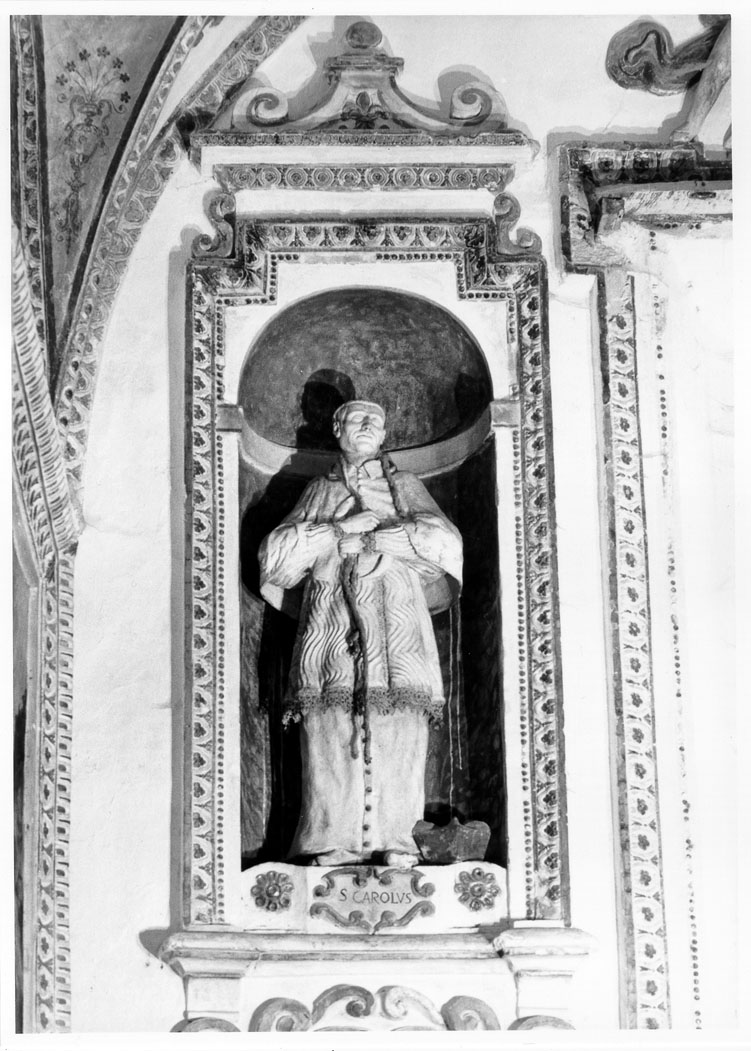 San Carlo Borromeo (statua) di Malpiedi Domenico (attribuito) (prima metà sec. XVII)