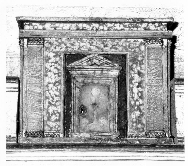 tabernacolo - bottega marchigiana (sec. XIX)