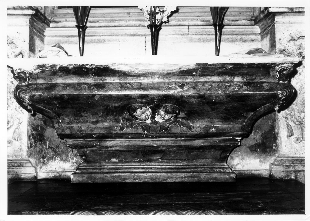 mensa d'altare - bottega marchigiana (sec. XVII)