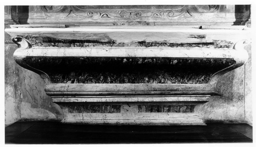 mensa d'altare - bottega marchigiana (sec. XVII)