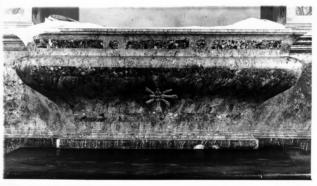 mensa d'altare - bottega marchigiana (sec. XVII)