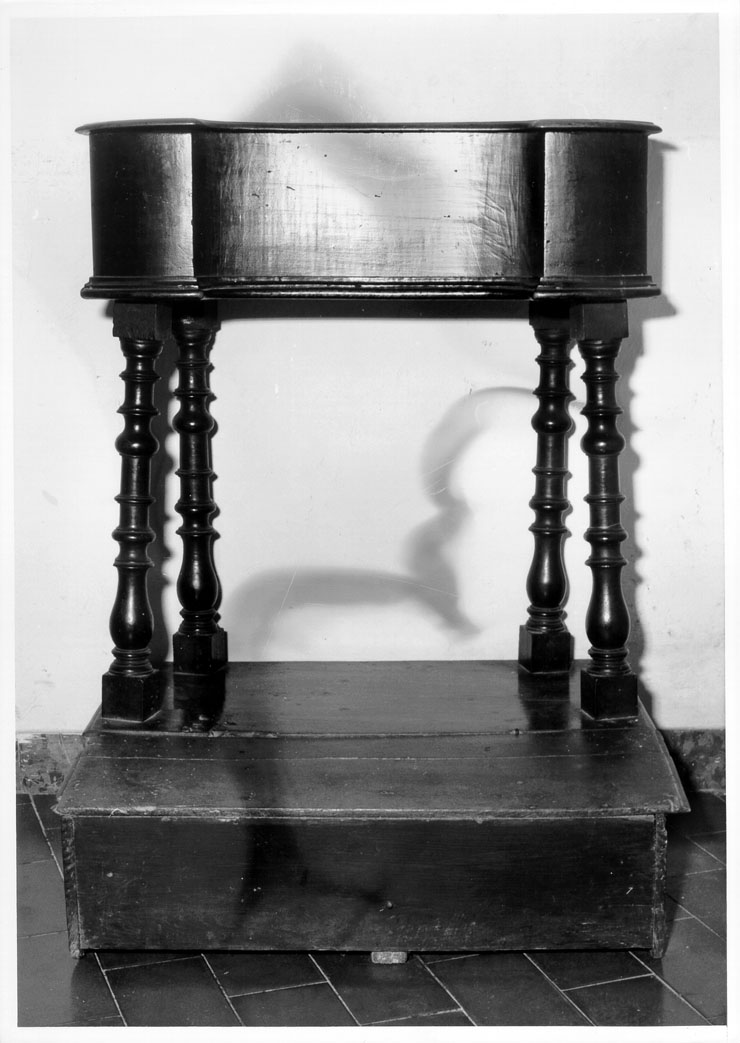 inginocchiatoio - bottega marchigiana (sec. XVIII)