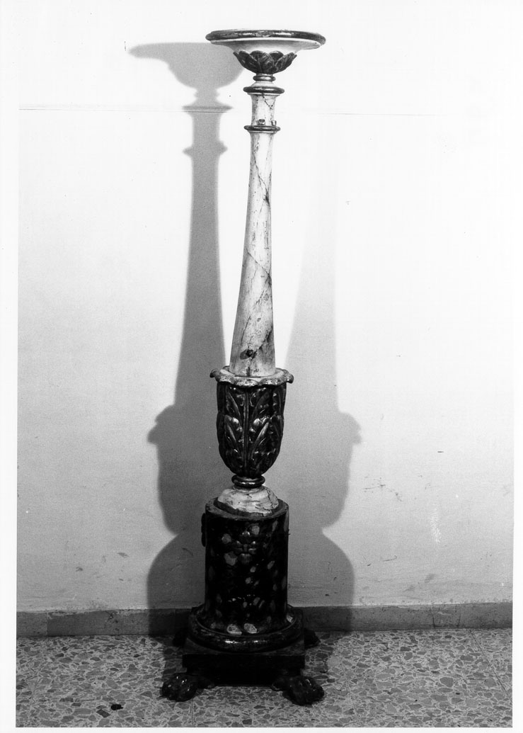 candeliere - bottega marchigiana (sec. XIX)