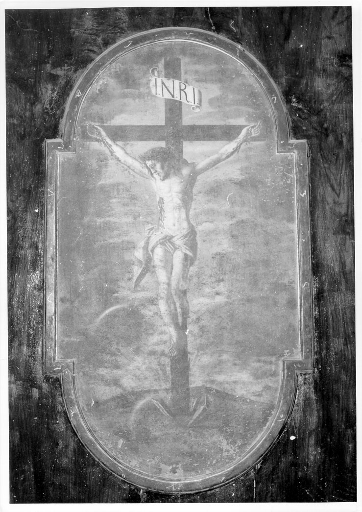 crocifissione di Cristo (dipinto) - ambito marchigiano (fine/inizio secc. XVIII/ XIX)