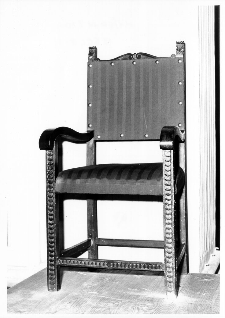 poltrona - bottega marchigiana (sec. XVIII)