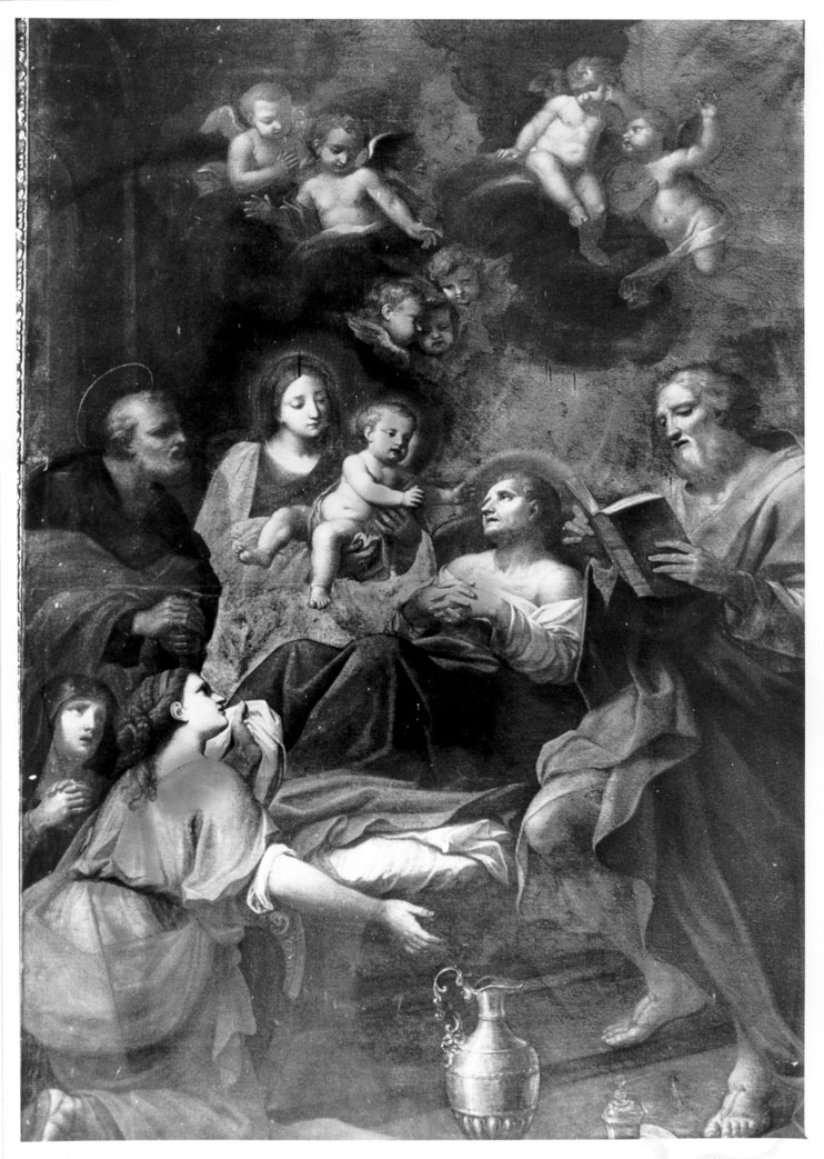 morte di Sant'Anna (dipinto) di Vicinelli Odoardo (prima metà sec. XVIII)