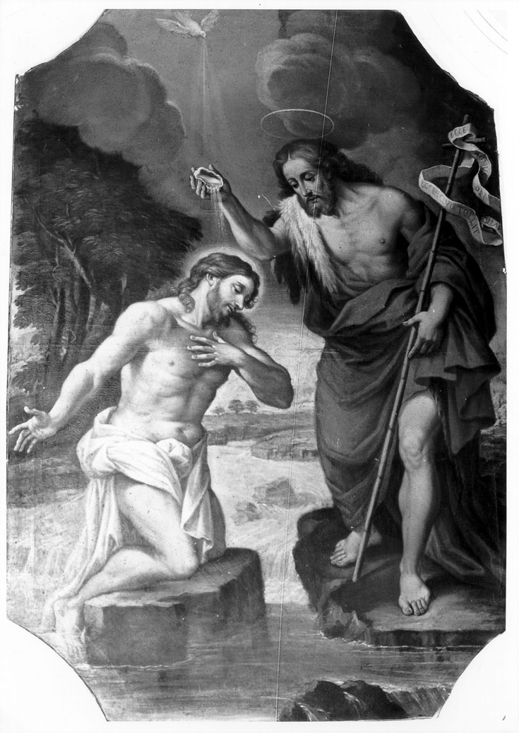 battesimo di Cristo (dipinto) di Ricci Ubaldo (sec. XVIII)