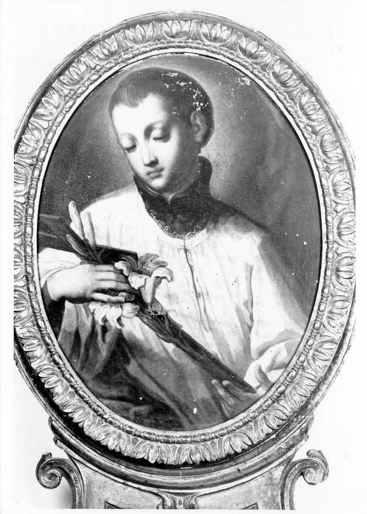 San Luigi Gonzaga (dipinto) di Capocasa Luigi (sec. XVIII)