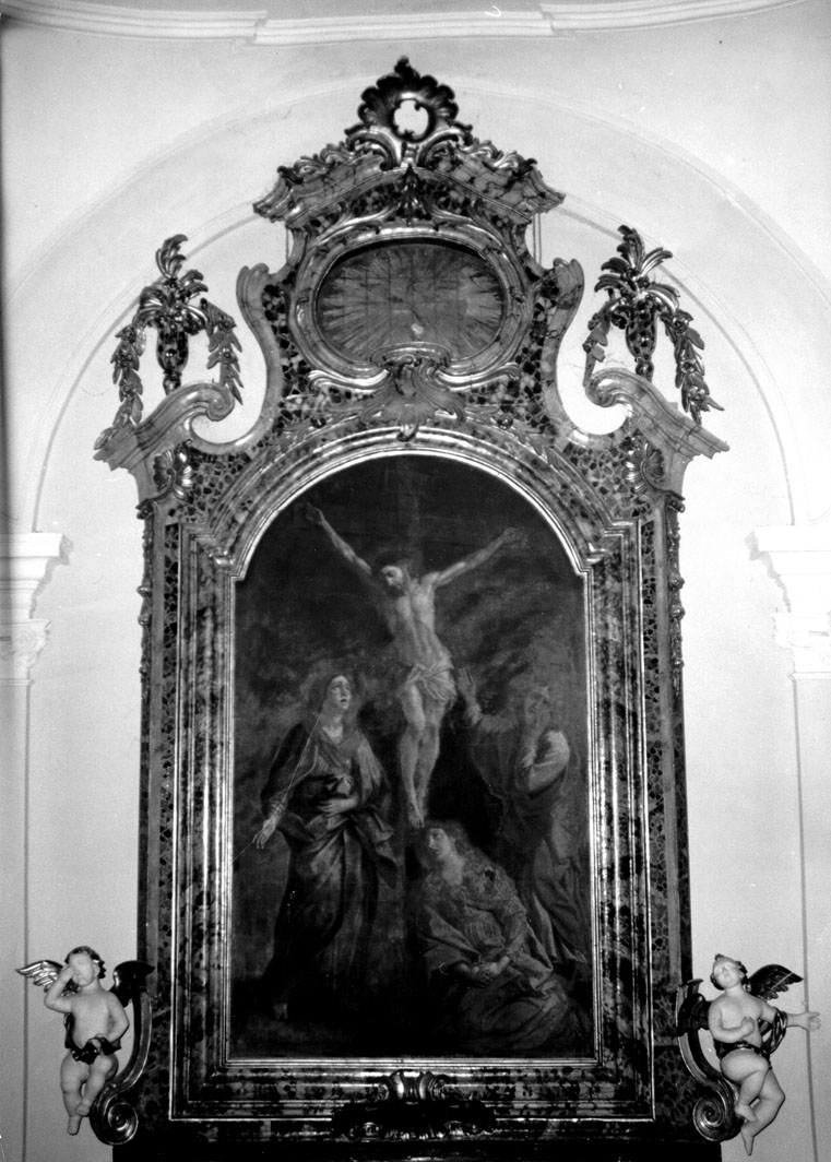 crocifissione di Cristo (dipinto) di Garbi Anton Maria (attribuito) (sec. XVIII)