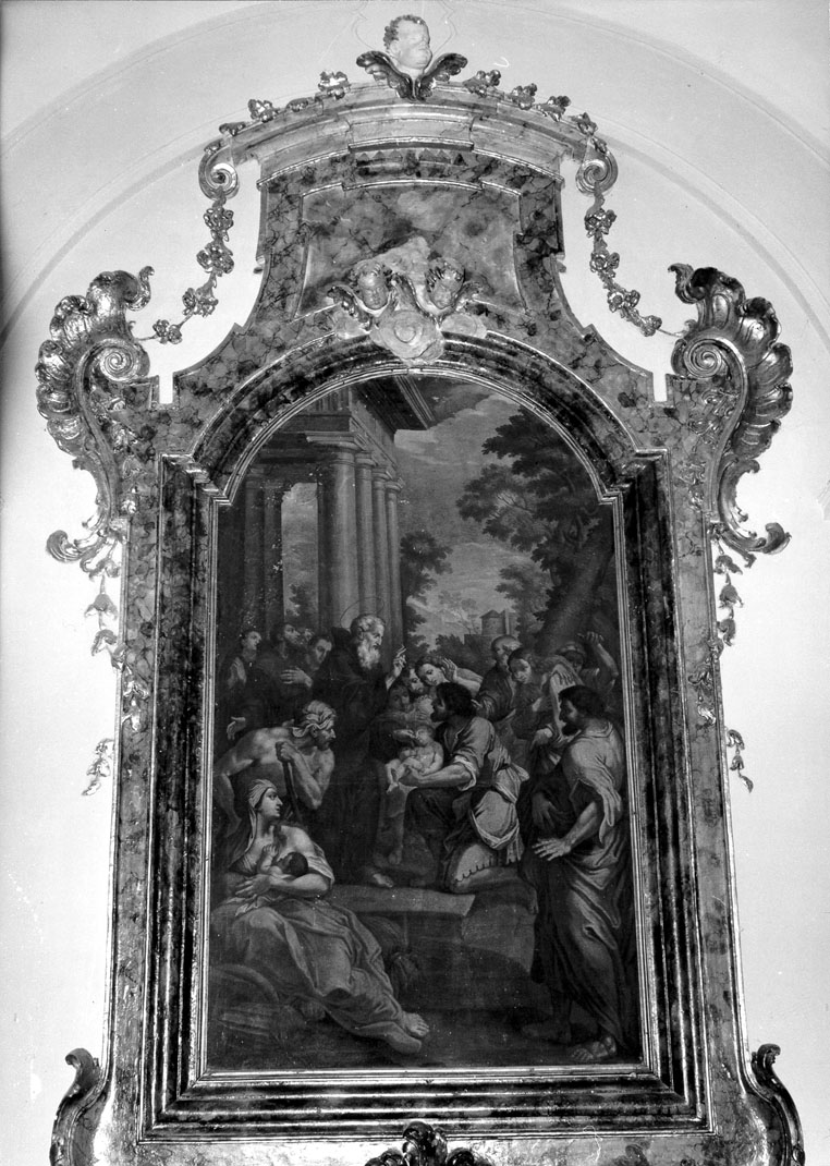 miracolo di San Francesco di Paola (dipinto) di Garbi Anton Maria (attribuito) (sec. XVIII)