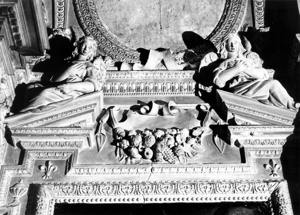 angeli (decorazione plastica) di Solari Pietro (prima metà sec. XVII)