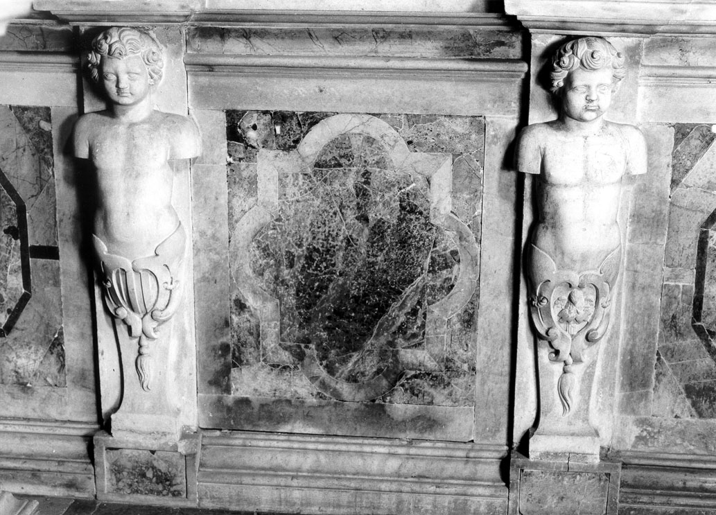 cariatidi (decorazione plastica, serie) di Solari Pietro (prima metà sec. XVII)