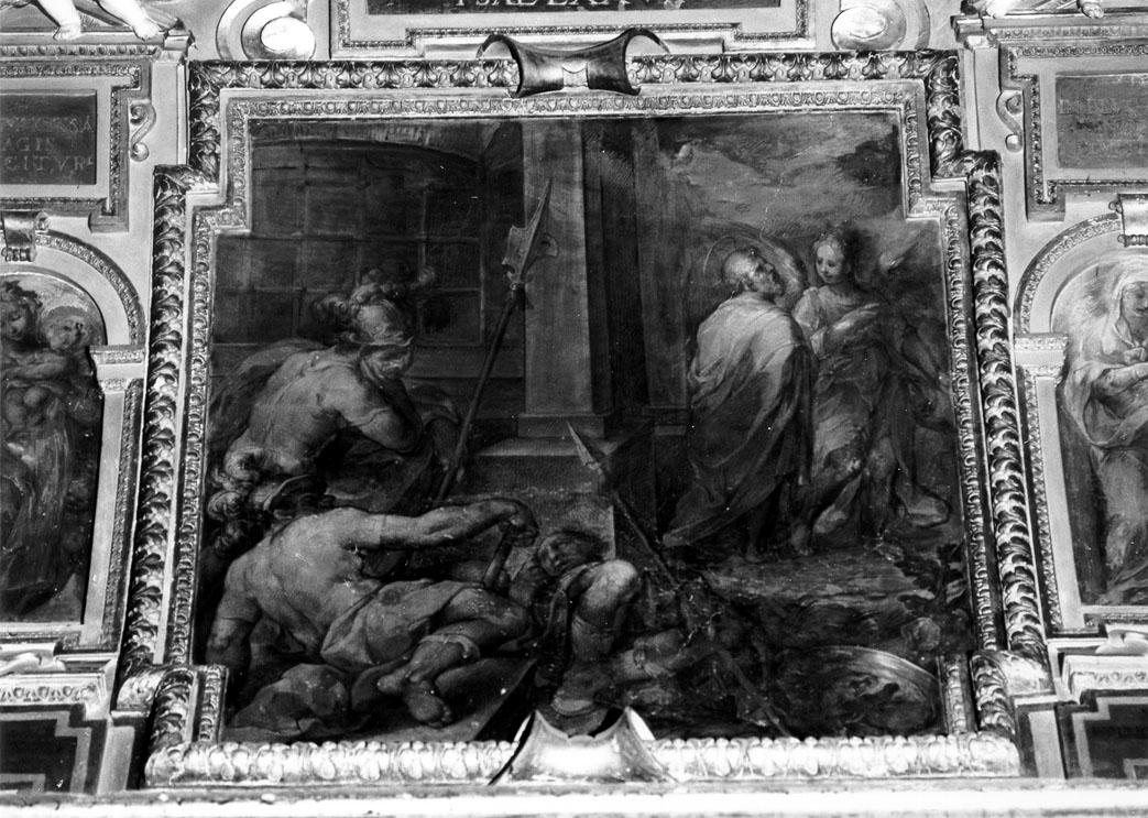 storie della vita di San Pietro (dipinto, ciclo) di Viviani Antonio detto Sordo (sec. XVII)
