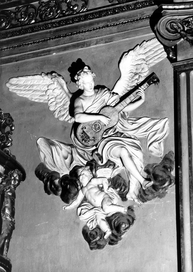 angelo (decorazione plastica, serie) di Ferretti Giorgio (sec. XVIII)
