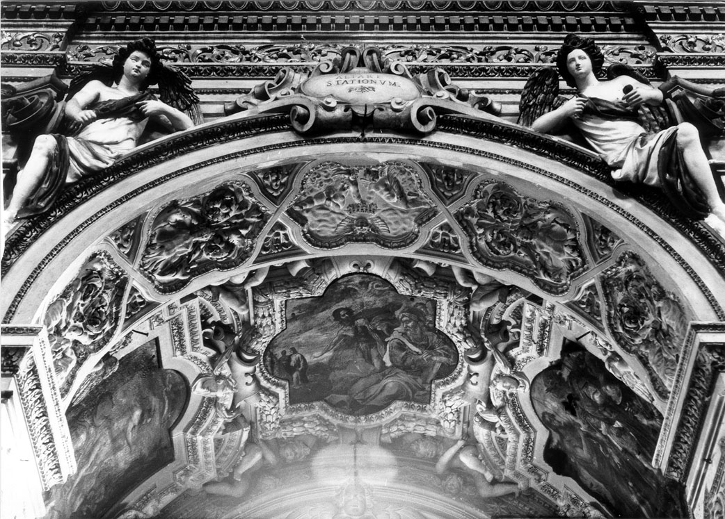 angeli (decorazione plastica) di Solari Pietro (prima metà sec. XVII)