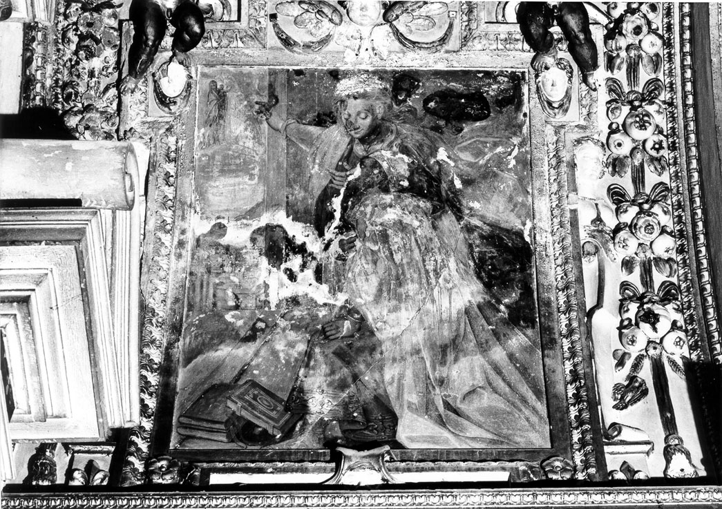 Dio Padre benedicente (dipinto) di Vitali Alessandro (prima metà sec. XVII)