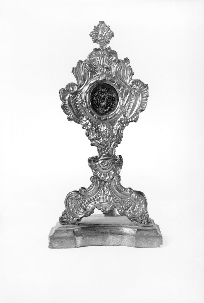 reliquiario - a ostensorio - bottega marchigiana (sec. XVIII)