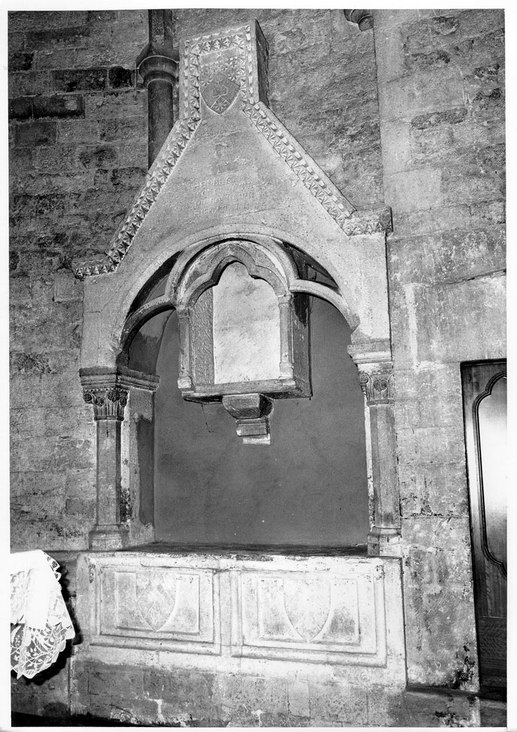 monumento funebre - bottega marchigiana (seconda metà sec. XIV)