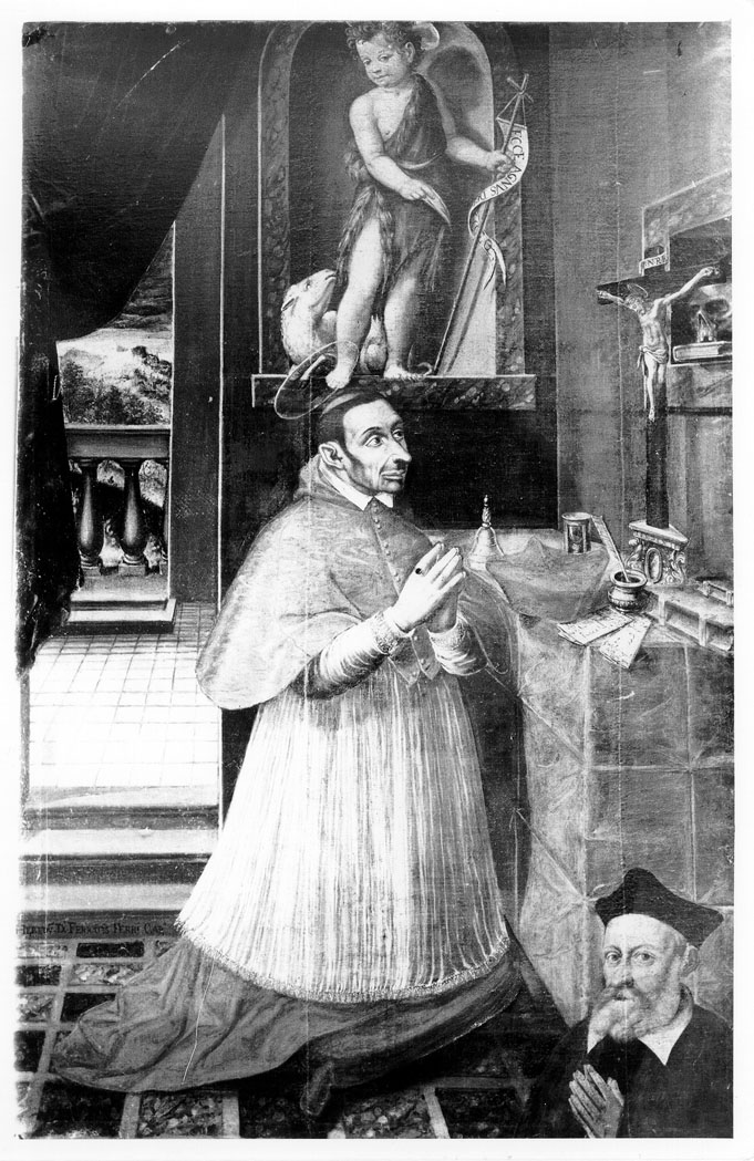 San Carlo Borromeo (dipinto) di Corrigioli Venceslao (sec. XVII)