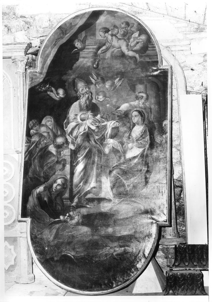 presentazione di Gesù al tempio (dipinto) di Cardi Francesco (attribuito) (metà sec. XIX)