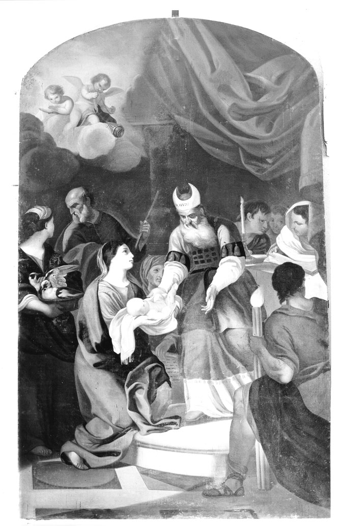 presentazione di Gesù al tempio (dipinto) - ambito marchigiano (seconda metà sec. XVIII)