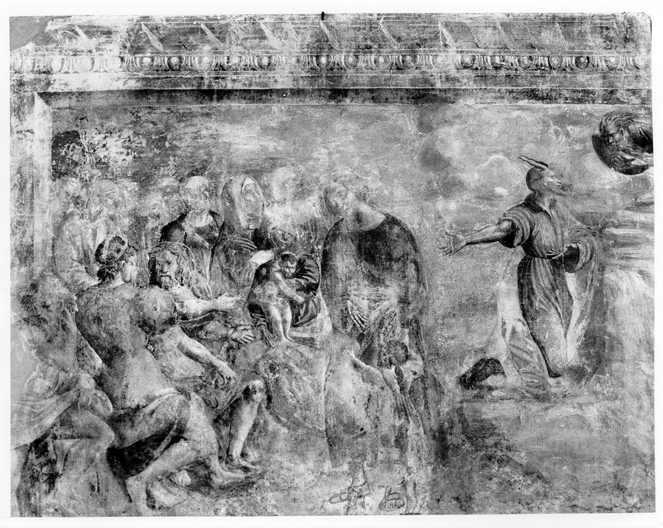 Madonna con Bambino (dipinto, ciclo) - ambito marchigiano (seconda metà sec. XVI)