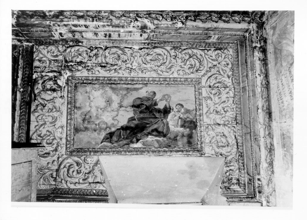 Santo e angeli (dipinto) di Nardini Tommaso (sec. XVII)
