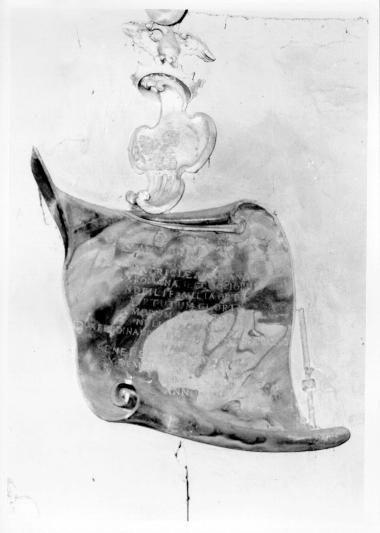 lapide tombale - bottega marchigiana (sec. XVIII)