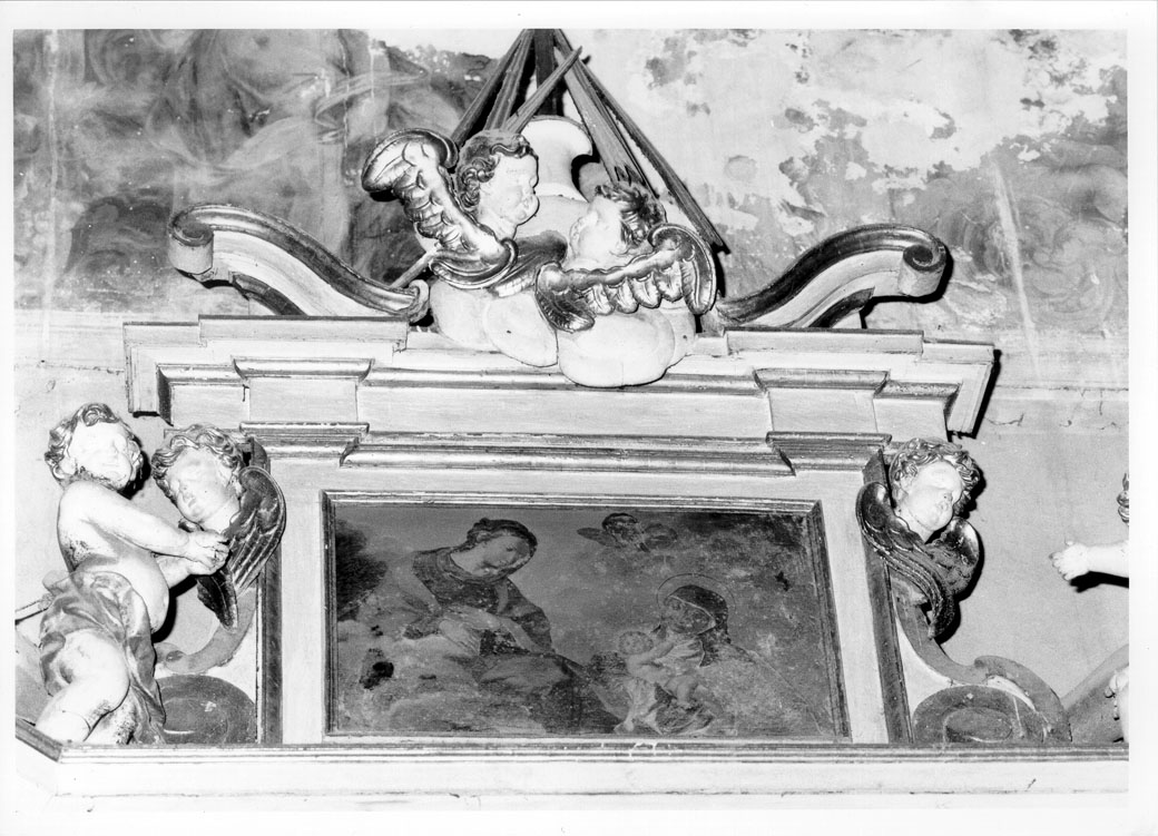 Madonna con Bambino e Santa Monica (dipinto) - ambito marchigiano (sec. XVIII)